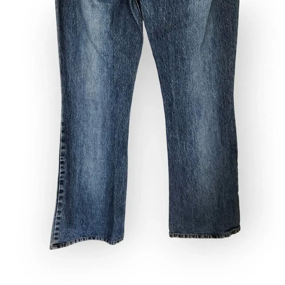 Y2K Mudd Low Rise Flare Jeans Blue Denim Vintage 2000s Mall Brand Bratz 6 - Picture 10 of 14